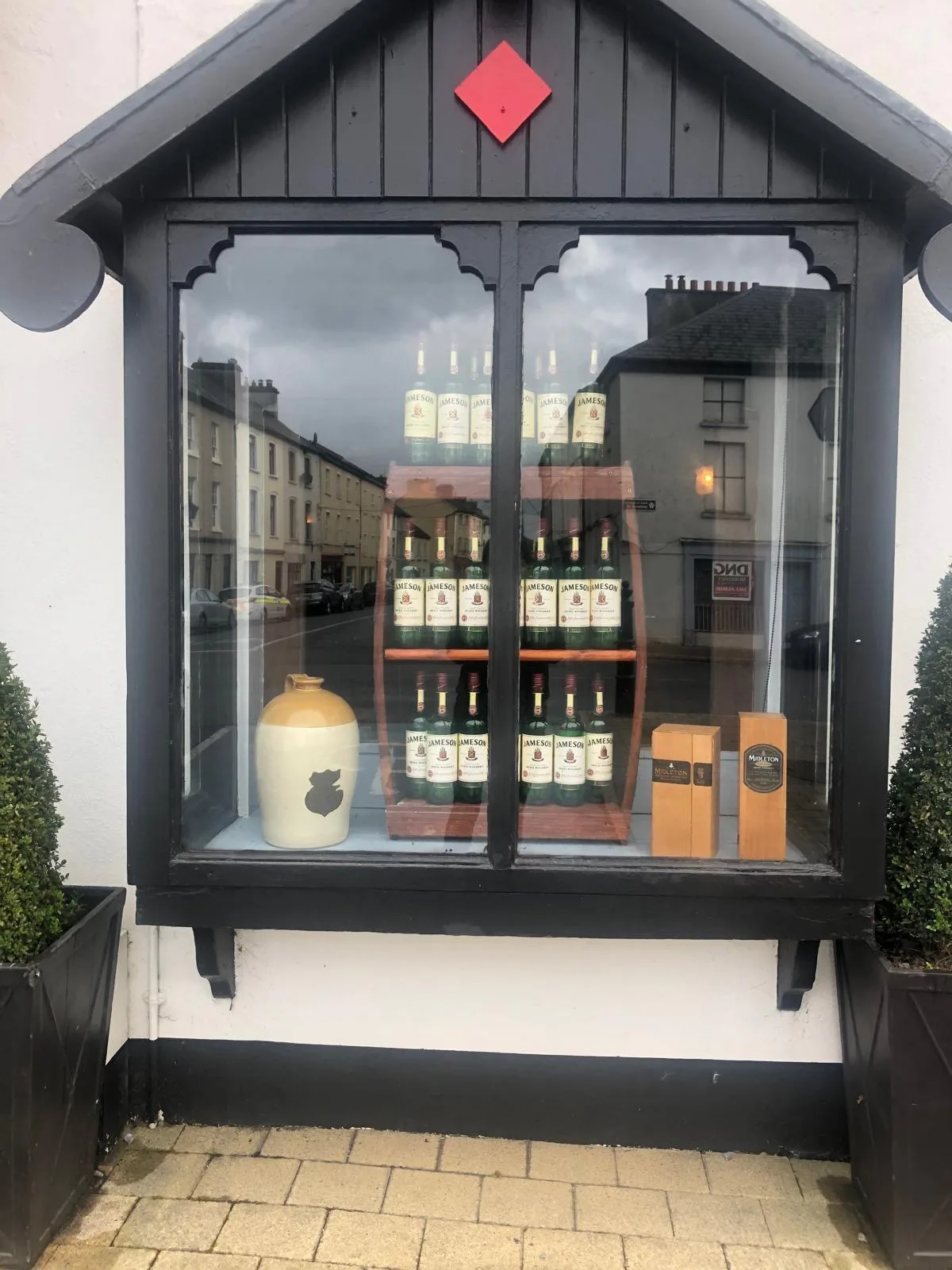 A traditional window display at the front of Lizzy Langton’s